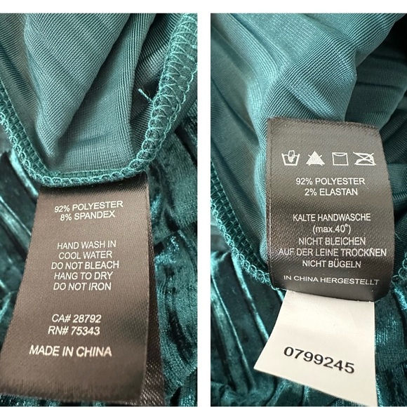 RACHEL ZOE Emerald Green Wide Leg Pants Size Small BNWT - Picture 6 of 6